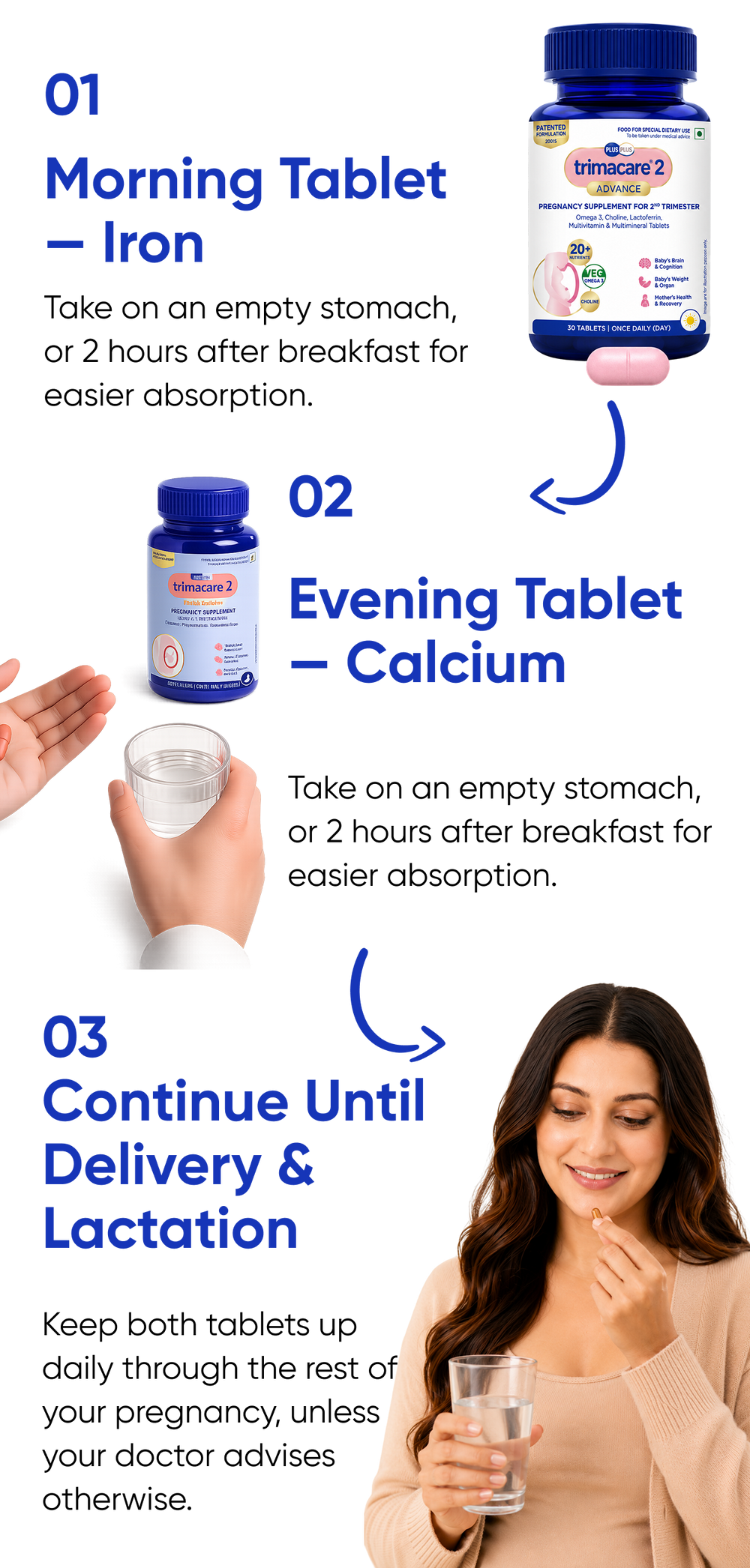 Just Two Daily Tablets Cover All Key
Nutrients