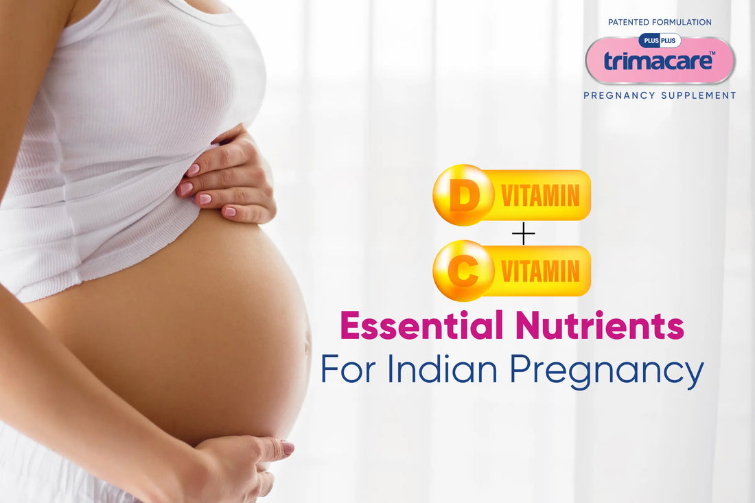 Calcium Tablets for Pregnancy with Vitamin D Supplement for Indian Mothers