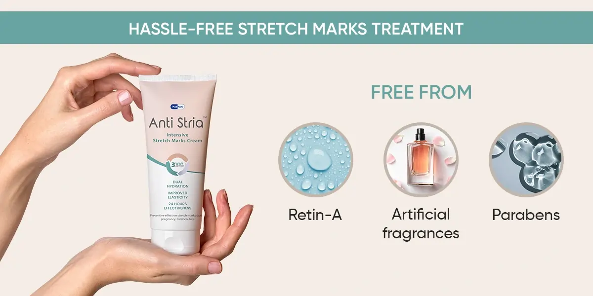 Anti Stria Stretch Marks Removal Cream during & After Pregnancy