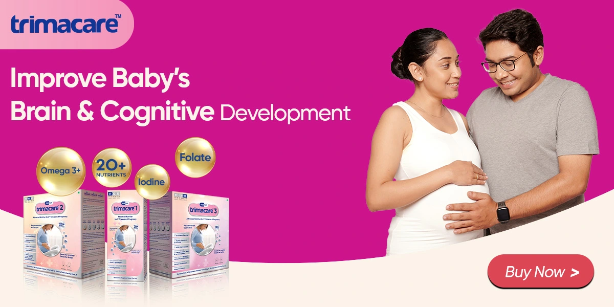 Trimacare Prenatal Supplements with Omega 3 Essential for Baby's Brain Development During Pregnancy