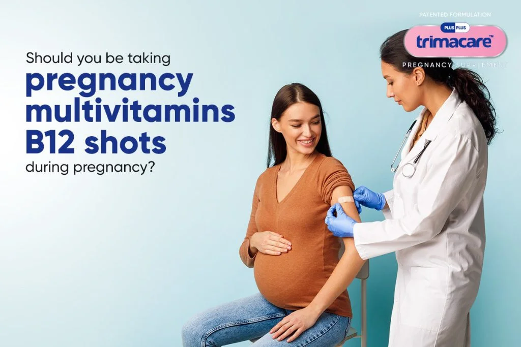 Trimacare Prenatal Vitamins Supplements for Pregnant Women with b12 injections