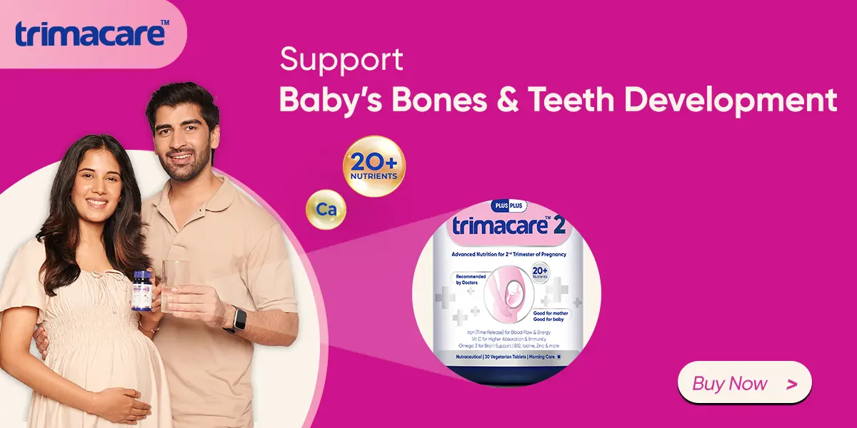 Trimacare Prenatal Vitamins Tablets offers Trimester-Wise Care for Your Baby's Development