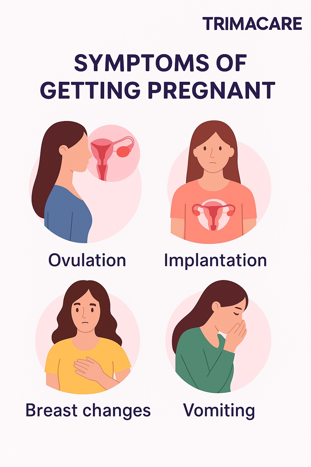symptoms of getting pregnant