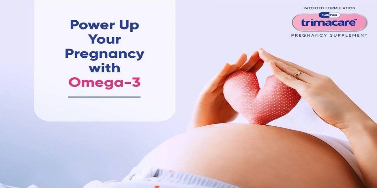 Pregnant woman eating omega-3 and DHA rich foods for baby brain development